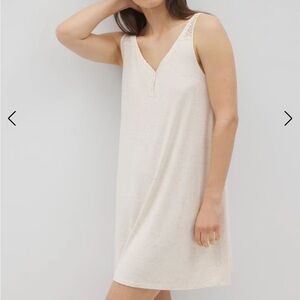NWT Soma Ivory Sleeveless Nightgown - COOL NIGHTS
Slub Chemise